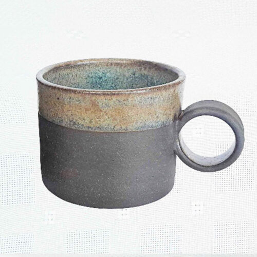 Rustic Charcoal Matte Café Mug
