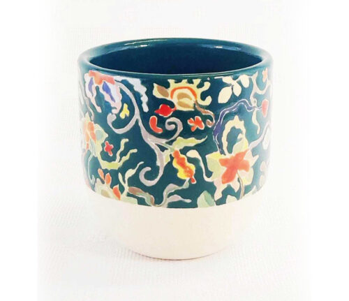 Teal Garden Tumbler