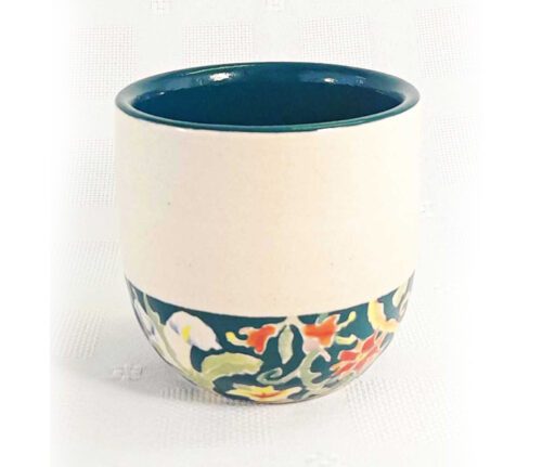 Teal Garden Bottom Tumbler