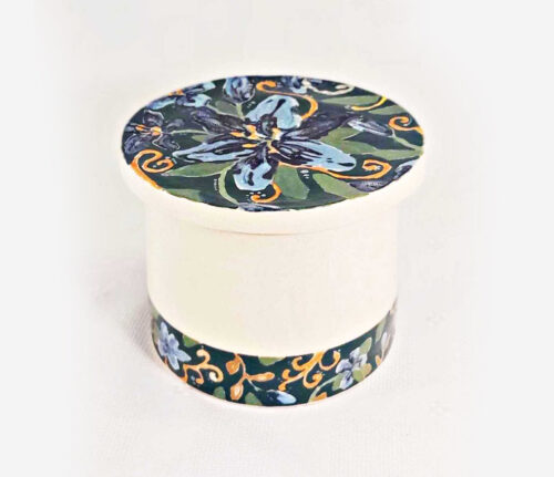 Hibiscus French Butter dish